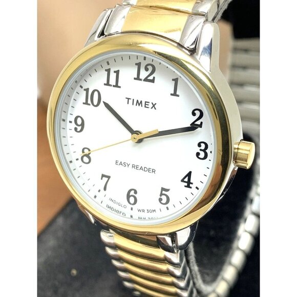 Timex Women's Watch TW2V94800 Quartz Indiglo White Dial Two Tone Stainle… - Picture 13 of 14